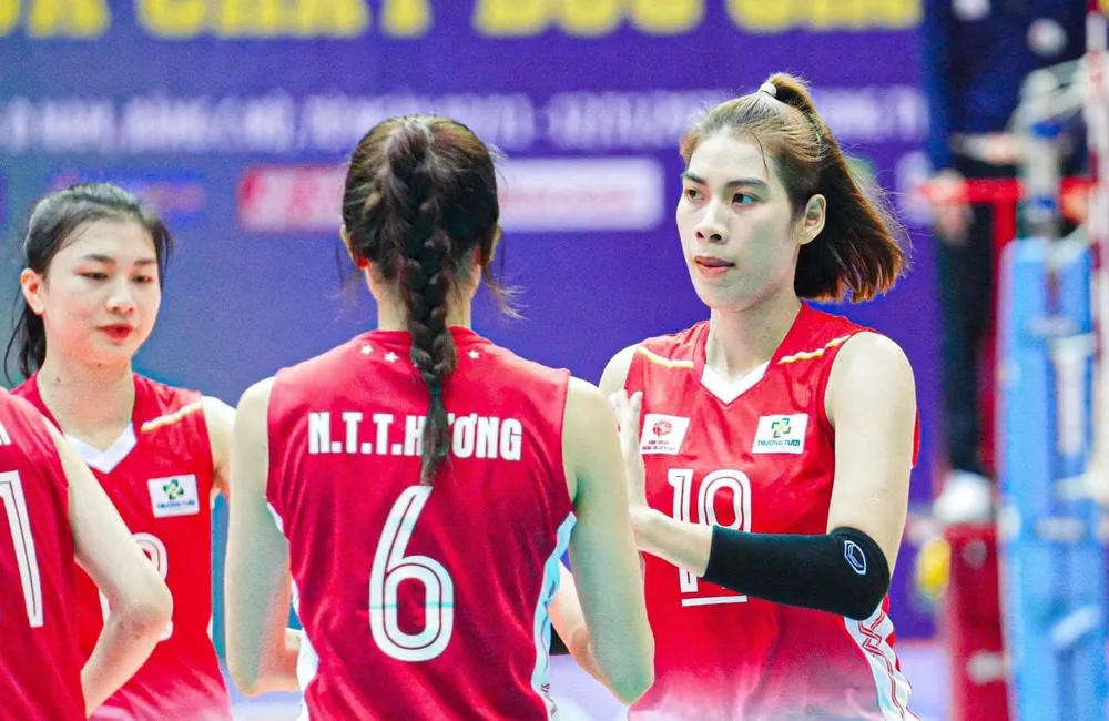 Cầu thủ Lâm Oanh sẽ có cơ hội phát triển tốt chuyên môn nếu được tạo điều kiện ra nước ngoài thi đấu. Ảnh: BÓNG CHUYỀN VIỆT NAM