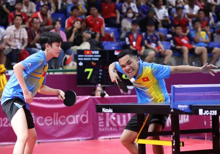 VĐV bóng bàn Việt Nam dự kiến sẽ không dự các giải vòng loại Olympic ở năm 2024. Ảnh: DŨNG PHƯƠNG