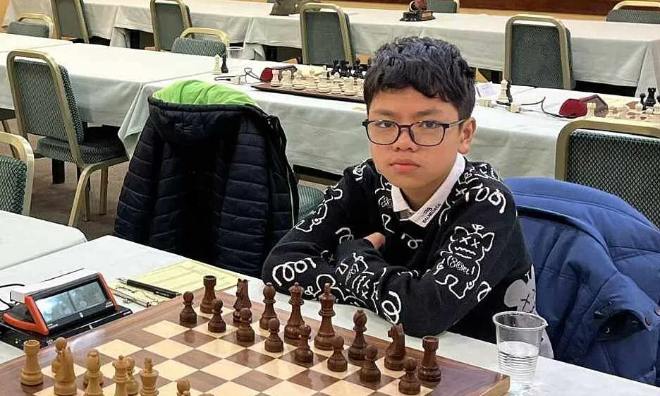 Kỳ thủ Đầu Khương Duy đang thực hiện chương trình tập huấn dài ngày tại Hungary. Ảnh: LƯƠNG TRỌNG MINH