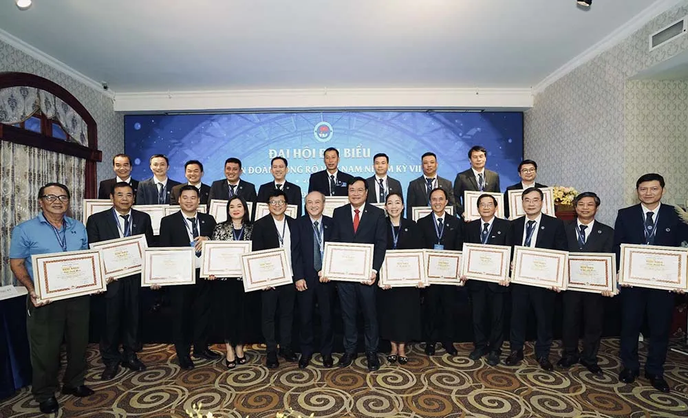 Liên đoàn bóng rổ Việt Nam đã tổ chức thành công Đại hội nhiệm kỳ lần thứ 7. Ảnh: VBA