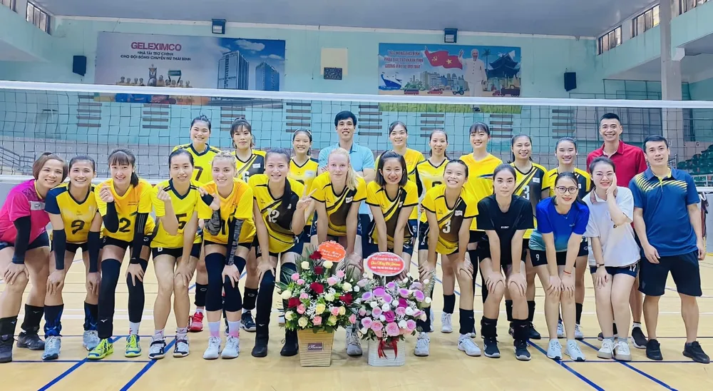 Bóng chuyền nữ Thái Bình sẽ có chuẩn bị kỹ lưỡng hướng tới mùa giải 2024 sau khi đã có hạng 6 ở giải vô địch quốc gia 2023. Ảnh: BCTB