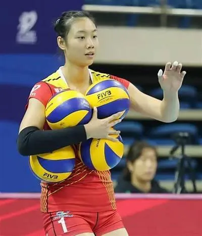 Cầu thủ Peiyan Chen sẽ thi đấu cho VTV Bình Điền Long An ở giải vô địch quốc gia 2024. Ảnh: CHINAVOLLEYBALL