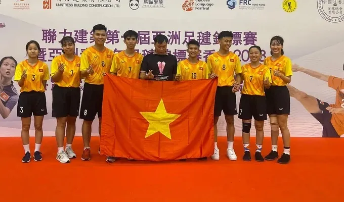 Việt Nam sẽ là chủ nhà giải đá cầu vô địch châu Á 2024 và các tuyển thủ được cơ hội tranh những kết quả cao nhất ngay trên sân nhà. Ảnh: MINH MINH