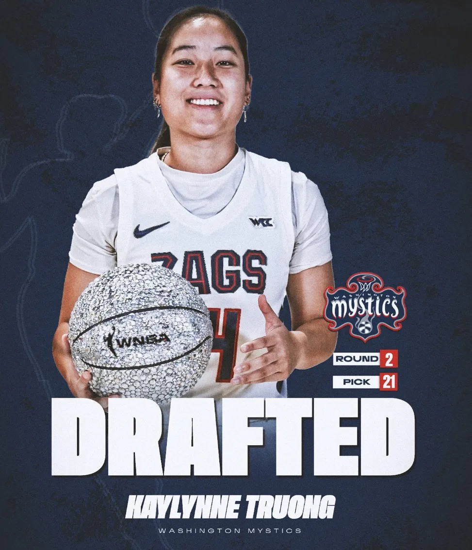 Giải bóng rổ nhà nghề Mỹ dành cho nữ có cầu thủ gốc Việt tham gia thi đấu. Ảnh: WNBA