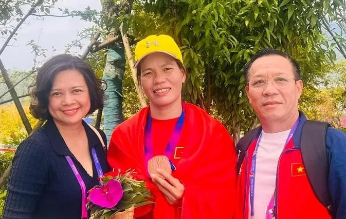 Phạm Thị Huệ đã có tấm vé dự Olympic 2024 cho mình trong giải vòng loại lần này. Ảnh: P.T.HUỆ