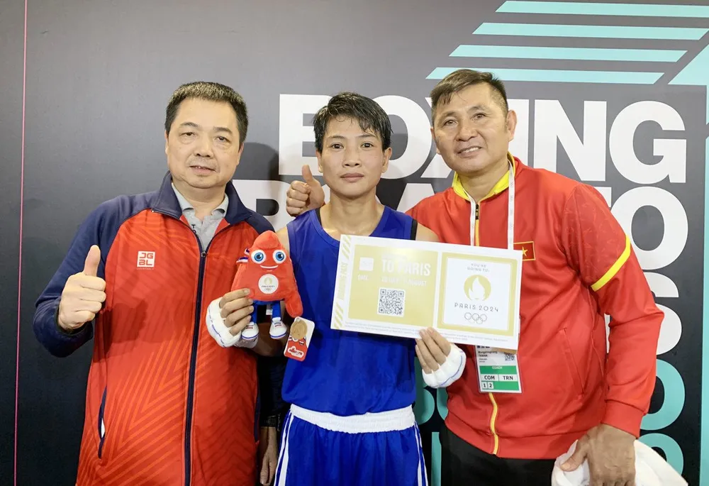 Boxing Việt Nam đã có suất chính thức dự Olympic 2024 nhưng vẫn quyết tâm thi đấu tại Thái Lan tới đây. Ảnh: CỤC TDTT