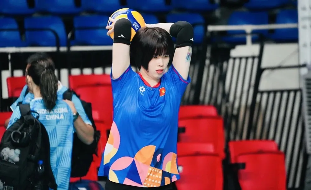 Thanh Thúy sẽ chữa trị tốt nhất cho hồi phục chấn thương mới bước vào tập luyện. Ảnh: VFV