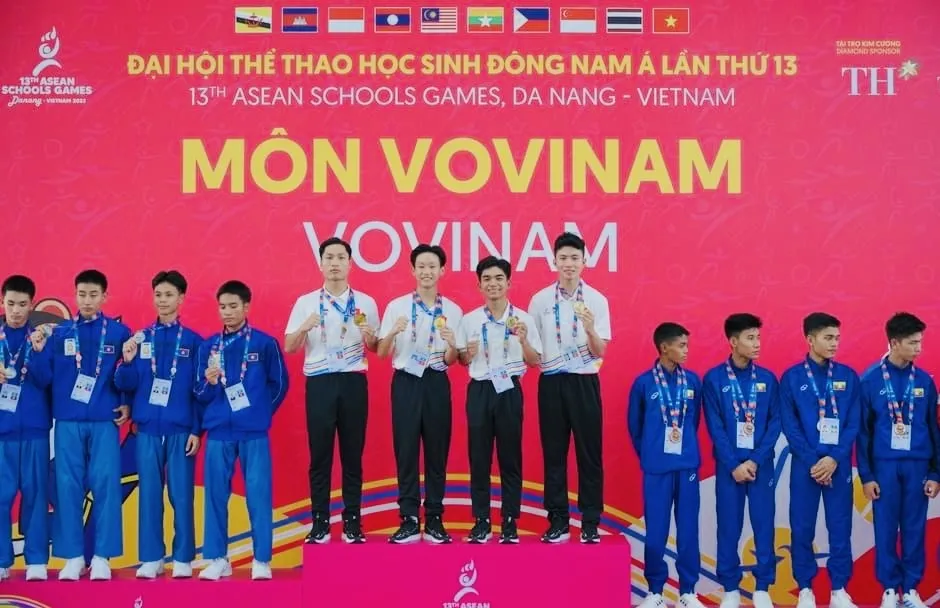Vovinam thể thao học sinh Việt Nam đã đứng đầu môn thể thao này tại ASG 2024. Ảnh: ASG 2024