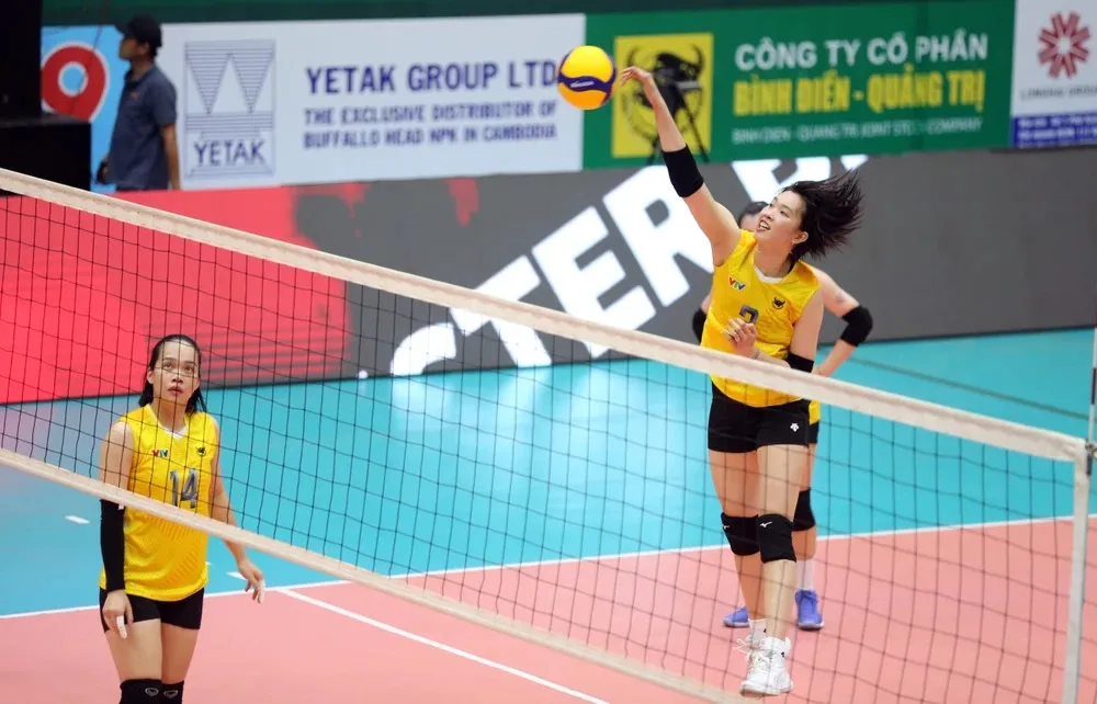 Thanh Thúy đã tập trung cùng đội tuyển bóng chuyền nữ Việt Nam ở Quảng Ninh để chuẩn bị chuyên môn. Ảnh: DŨNG PHƯƠNG