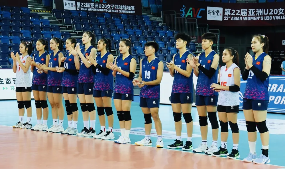 Cầu thủ U20 Việt Nam đã nỗ lực trong trận đấu lần này. Ảnh: AVC