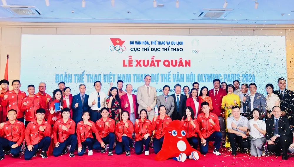 VĐV thể thao Việt Nam chưa nhận được thông tin cụ thể về mức thưởng "nóng" cho thành tích thi đấu Olympic 2024. Ảnh: CỤCTDTT