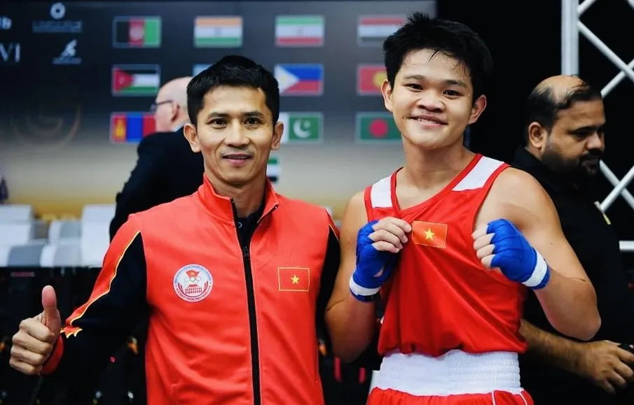 Boxing trẻ Việt Nam dự giải lần này tại UAE đã có những kết quả huy chương khích lệ. Ảnh: ASBC