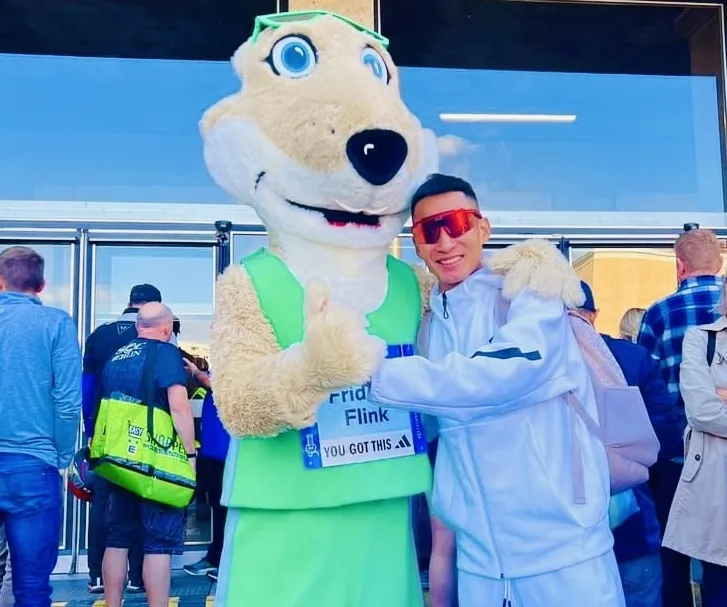 Phạm Tiến Sản tham dự Berlin Marathon 2024 với mục tiêu vượt ngưỡng bản thân. Ảnh: P.T.S