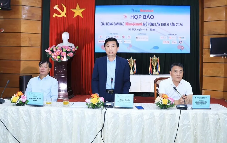 Giải bóng bàn báo Hà Nội Mới mở rộng 2024 thu hút con số kỷ lục gần 400 tay vợt tham gia. Ảnh: TUYẾT MINH