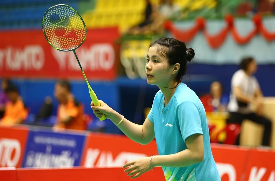 Trần Thị Phương Thúy đã vào bán kết nội dung đơn nữ giải lần này. Ảnh: TRẦN KHÁNH