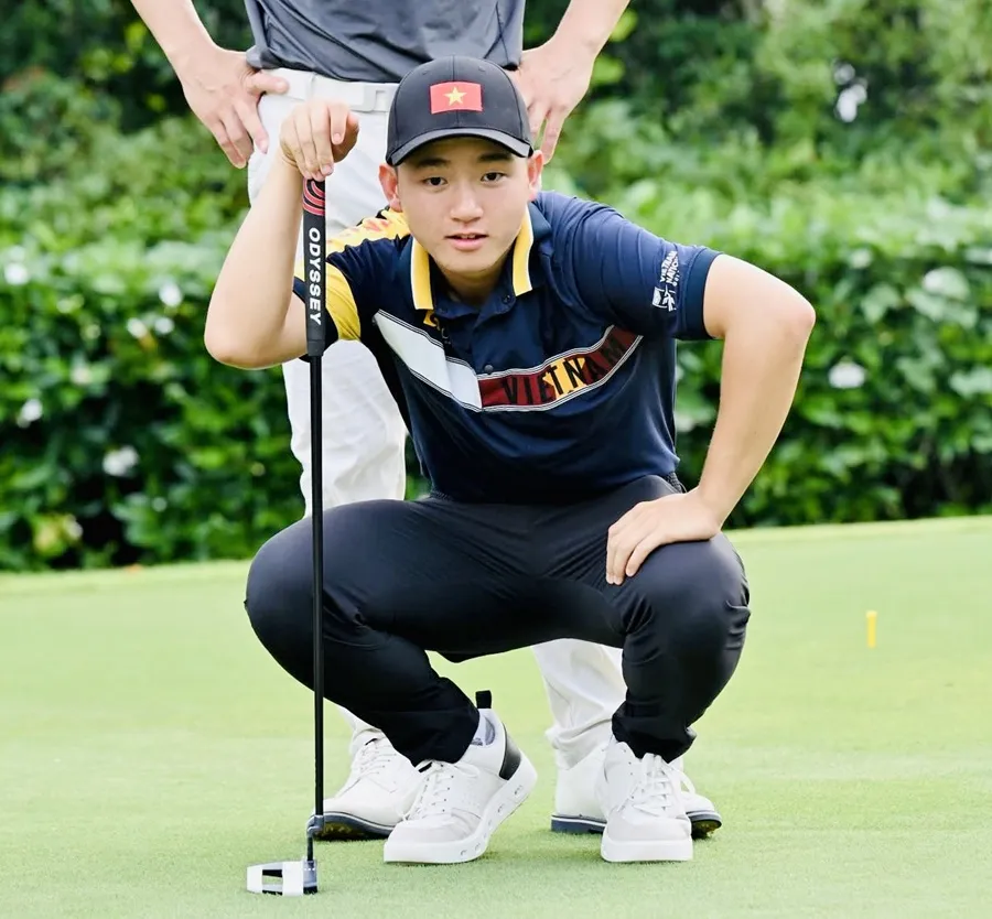 Nguyễn Anh Minh đang giữ hạng 53 trên bảng xếp hạng golf nghiệp dư thế giới. Ảnh: VGA