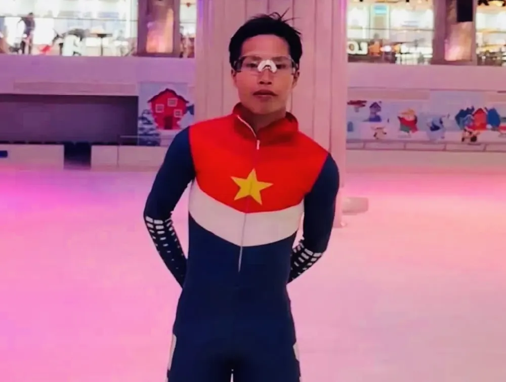 Tuyển thủ Dương Trường Lập sẽ lên đường đi Trung Quốc dự Đại hội thể thao mùa đông châu Á 2025 ngày 2-2. Ảnh: D.T.LẬP