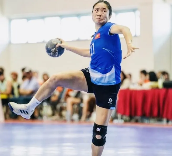 Bóng ném nữ Việt Nam đã vượt qua chủ nhà Thái Lan tại chung kết để giành HCV Đông Nam Á 2025. Ảnh: PICHOOF