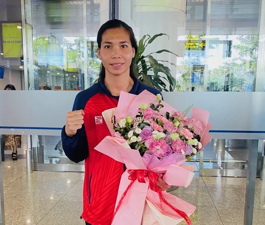 Hà Thị Linh sẽ thi đấu giải boxing nữ thế giới 2025 ở Serbia tới đây. Ảnh: MINH MINH