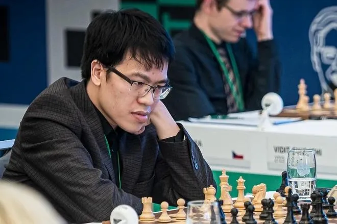 Lê Quang Liêm tiếp tục có ván hòa tại giải ở CH Séc. Ảnh: FIDE