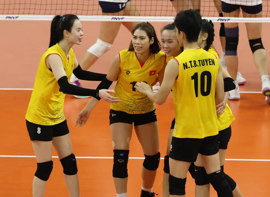 Đội tuyển bóng chuyền nữ Việt Nam được giao chỉ tiêu giành HCV tại SEA Games 33-2025. Ảnh: AVC