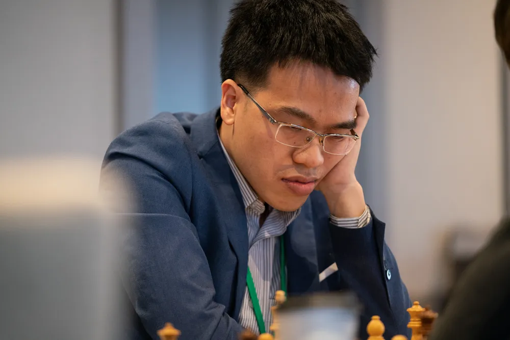Lê Quang Liêm có hạng 9 tại giải đấu ở CH Séc. Ảnh: FIDE