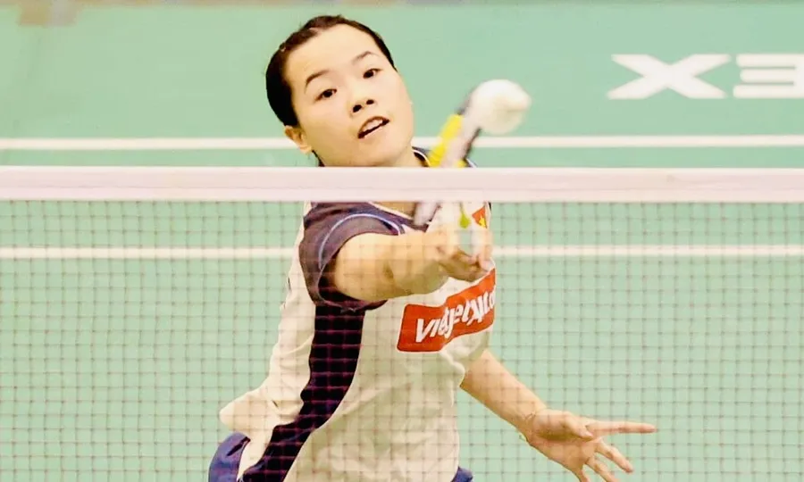 Nguyễn Thùy Linh đã chơi nỗ lực nhưng vẫn để thua tại vòng đầu giải đấu ở Anh. Ảnh: VBF