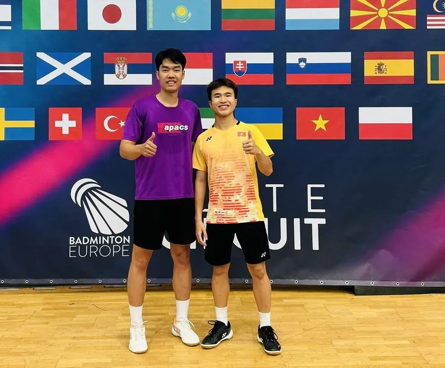 Đức Phát và Hải Đăng đã thi đấu tại Ba Lan. Ảnh: HẢI ĐĂNG