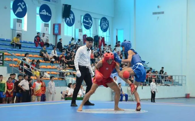 Võ sỹ thi đấu giải vô địch quốc gia sẽ nỗ lực hết khả năng để giành suất dự SEA Games 33-2025. Ảnh: NGUYỄN TRANG