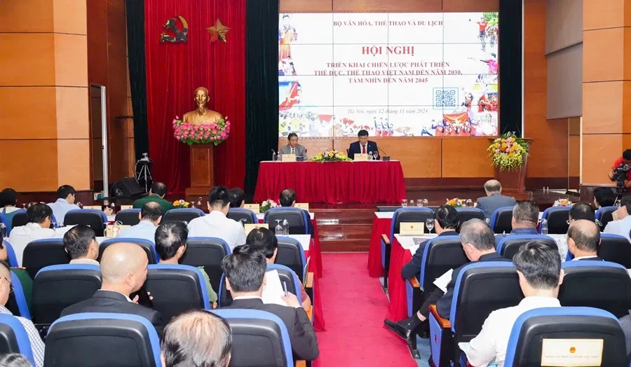 Ngành thể thao tiếp tục ghi nhận các ý kiến trong Hội thảo về Chương trình phát triển môn trọng điểm đối với Olympic, ASIAD. Ảnh: BVHTTDL