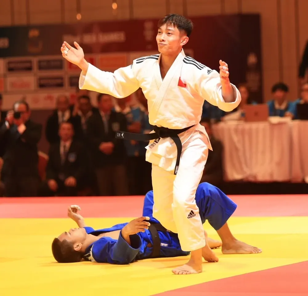 Nguyễn Hoàng Thành sẽ tham dự giải vô địch châu Á 2025 tới đây cùng tuyển judo Việt Nam. Ảnh: DŨNG PHƯƠNG