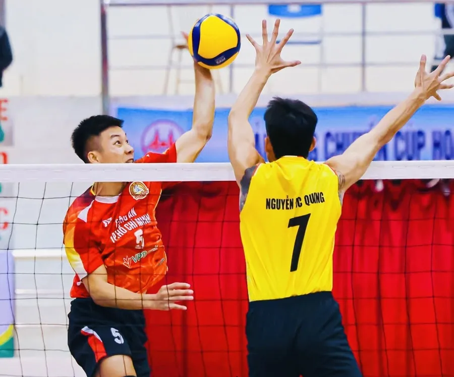 Nguyễn Văn Quốc Duy sẽ có dịp đọ sức với các cầu thủ Hà Tĩnh tại giải hạng A toàn quốc 2025. Ảnh: CATPHCM