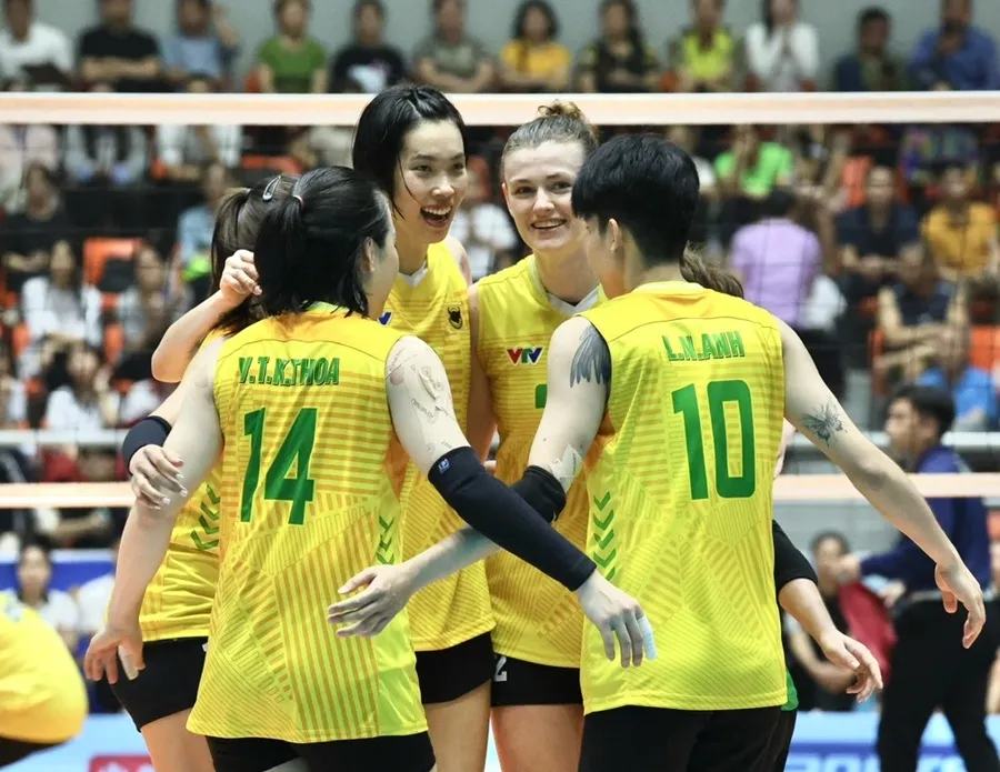 Đội VTV Bình Điền Long An đã trở thành cựu vương của giải năm nay sau khi thua trận ở bán kết. Ảnh: DŨNG PHƯƠNG