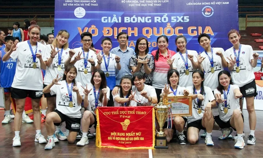 Đội nữ TPHCM đã có 13 năm liên tiếp vô địch quốc gia và năm nay rất kỳ vọng đạt được kết quả tốt nhất. Ảnh: VBF