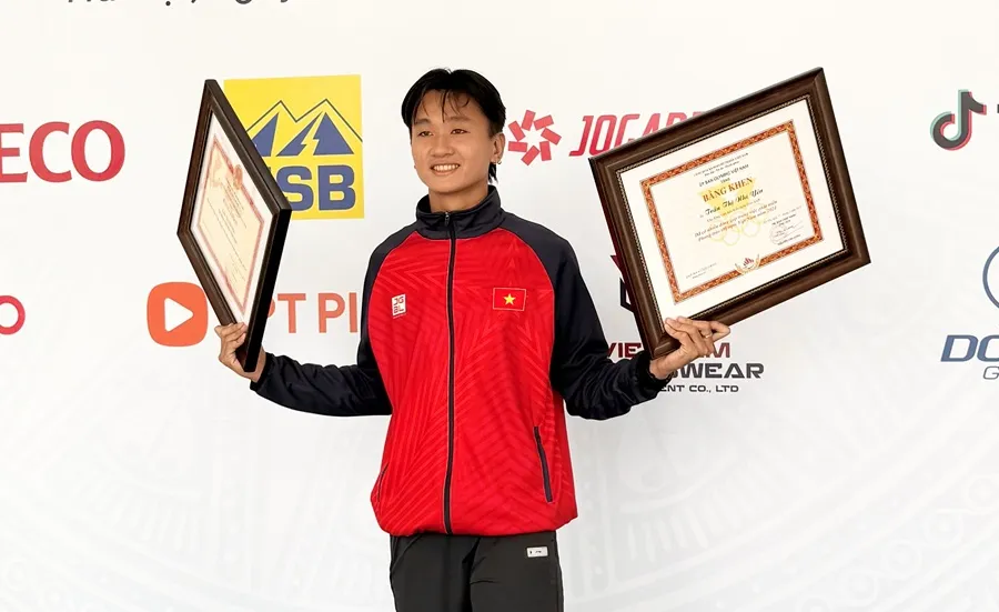 Trần Thị Nhi Yến sẽ dự Cúp tốc độ Thống Nhất 2025 tới đây để thi đấu lấy lại cảm giác chuyên môn. Ảnh: MINH MINH