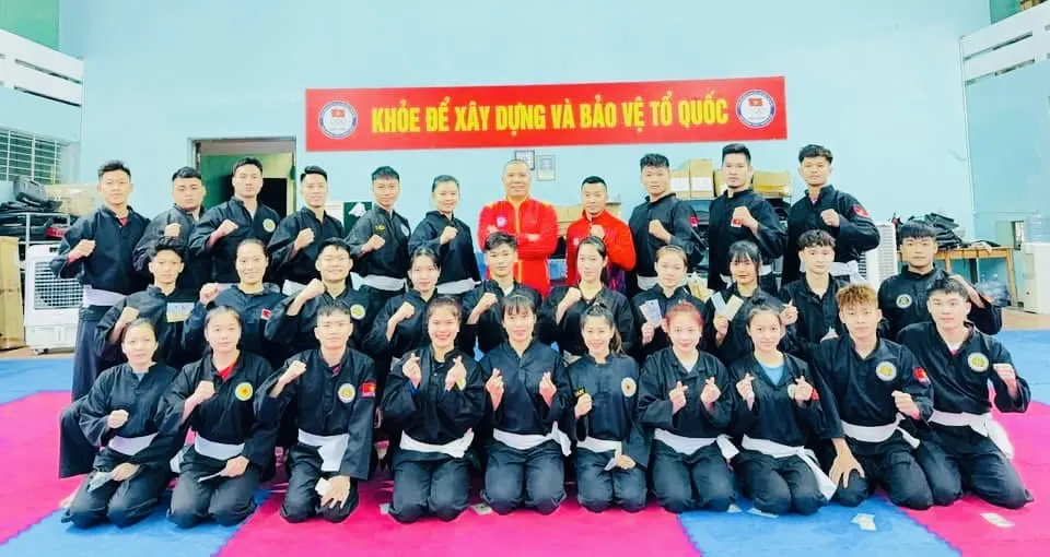 Đội tuyển pencak silat Việt Nam đặt mục tiêu thi đấu với kết quả tốt nhất tại SEA Games 33-2025 vào tháng 12 năm nay. Ảnh: SILATVN