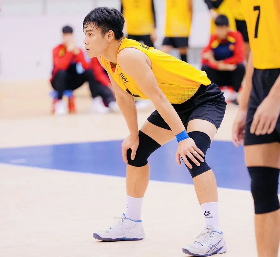 Nguyễn Xuân Đức không tập trung đội tuyển bóng chuyền nam Việt Nam lúc này do chấn thương. Ảnh: VCT