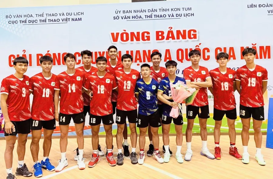 Đội nam TPHCM đã giành quyền dự vòng chung kết giải hạng A toàn quốc 2025. Ảnh: HCMVOLLEYBALL