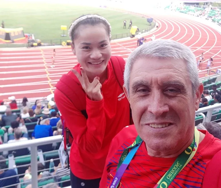 Điền kinh Việt Nam đang có 1 chuyên gia Bulgaria làm huấn luyện tại Việt Nam. Ảnh: SIMEONOV