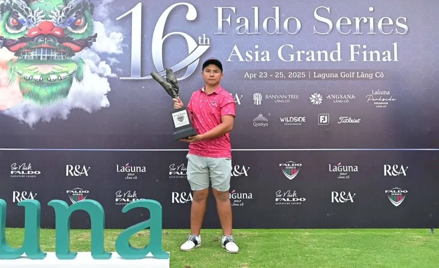 Nguyễn Tuấn Anh vô địch giải lần này tại Huế. Ảnh: VGA
