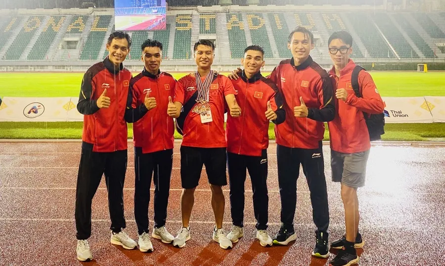 VĐV nội dung 400m của đội tuyển điền kinh Việt Nam sẽ tới Đài Bắc Trung Hoa thi đấu vào ngày 5-6. Ảnh: MINH MINH