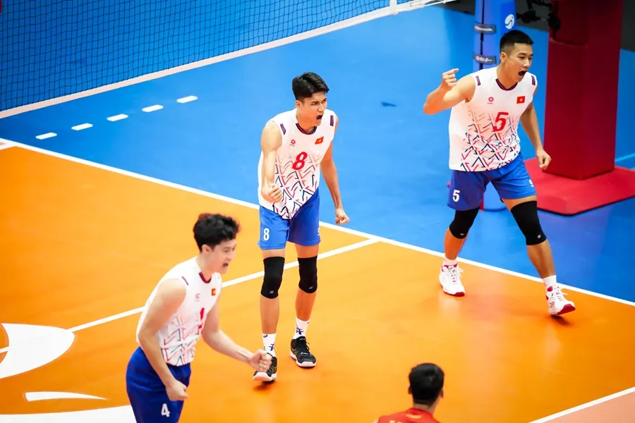 Đội tuyển bóng chuyền nam Việt Nam đã chốt 14 cầu thủ tham dự giải AVC Nations Cup 2025 ở Bahrain sắp tới. Ảnh: AVC
