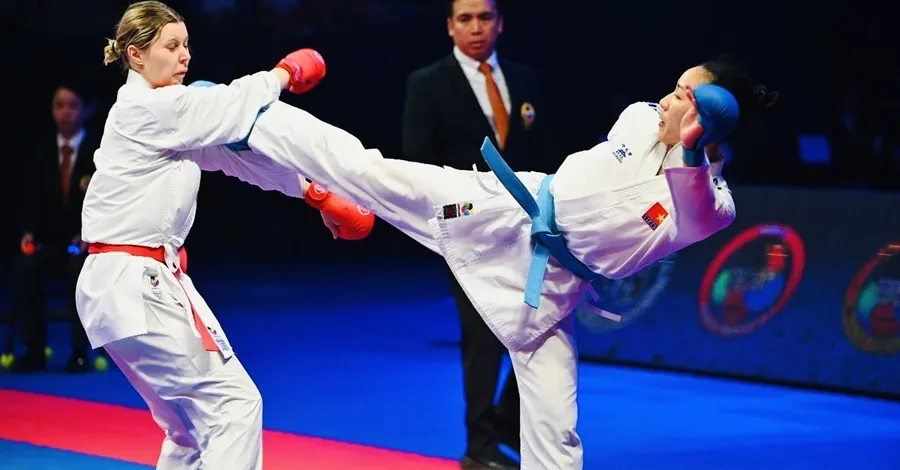 Tuyển thủ Hoàng Thị Mỹ Tâm vừa giành HCV châu Á 2025 tiếp tục tham dự giải vô địch Đông Nam Á 2025. Ảnh: AKF