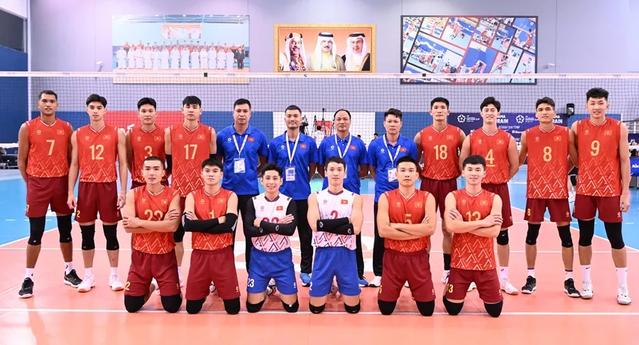 Đội bóng chuyền nam Việt Nam là 1 trong 5 đội tham dự giải SEA V.League 2025 tới đây. Ảnh: AVC
