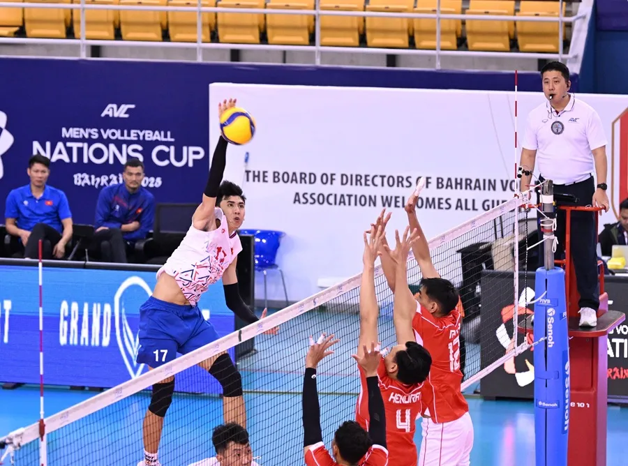 Cầu thủ Ngọc Thuân là người chơi tốt trong trận đấu. Ảnh: AVC