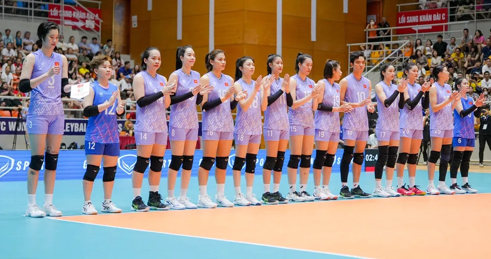 Cầu thủ đội tuyển bóng chuyền nữ Việt Nam có cơ hội tập huấn nước ngoài trước khi dự SEA Games 33-2025. Ảnh: AVC