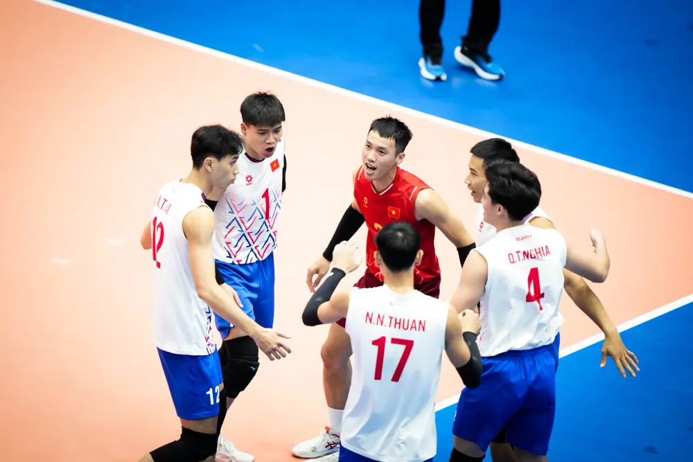 Đội bóng chuyền nam Việt Nam đã rút kinh nghiệm sau AVC Nations Cup 2025 vừa qua. Ảnh: AVC