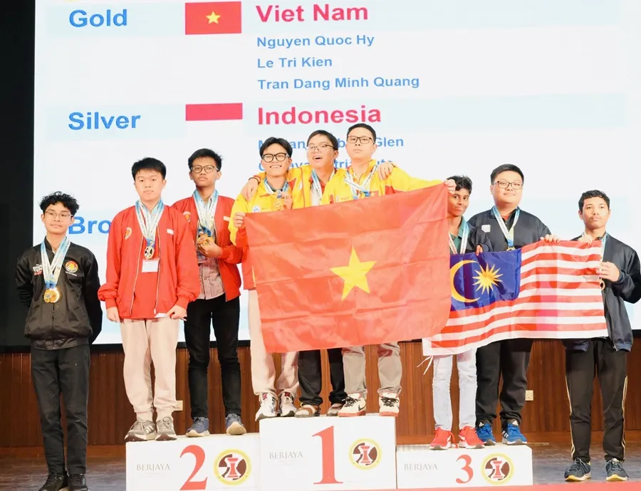 Kỳ thủ trẻ Việt Nam đang thi đấu hiệu quả tại giải vô địch nhóm tuổi Đông Nam Á 2025 ở Malaysia. Ảnh: NGUYỄN MINH