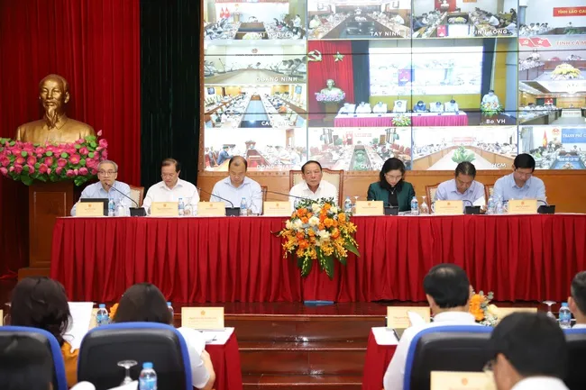 Ngành VH, TT, DL tổ chức Hội nghị sơ kết công tác 6 tháng đầu năm 2025. Ảnh: BVHTTDL