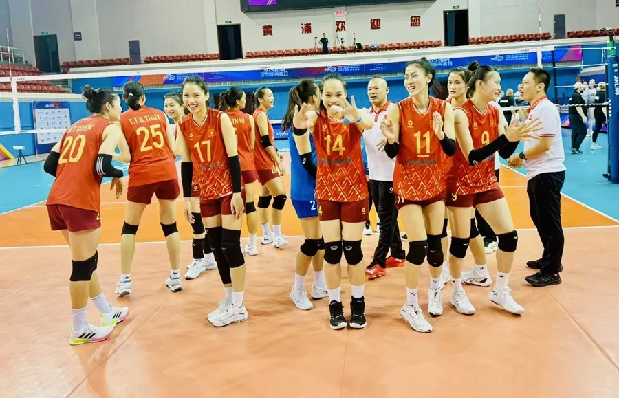 Đội tuyển bóng chuyền nữ Việt Nam thua đáng tiếc tại bán kết. Ảnh: VFV